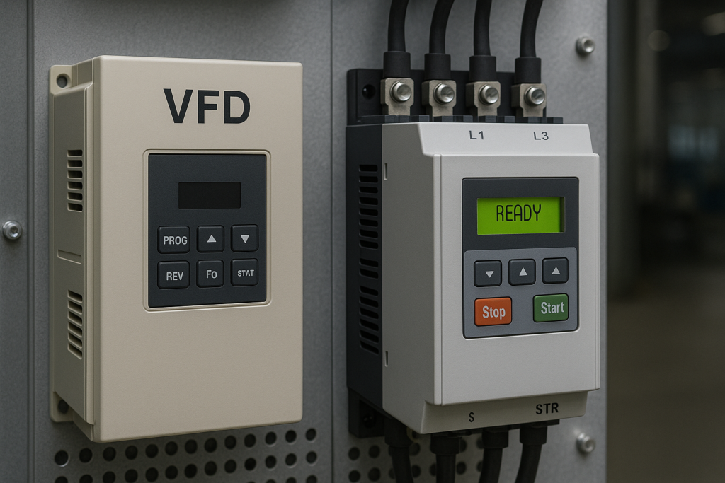 تفاوت سافت استارتر و اینورتر