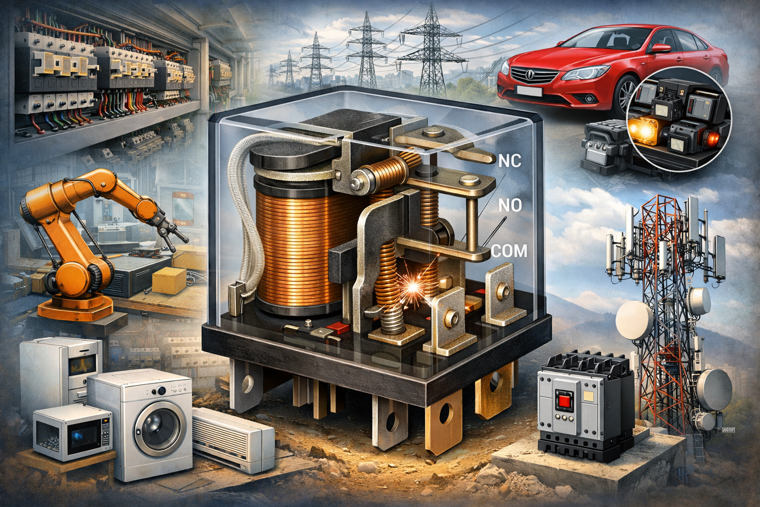 رله و کاربردش