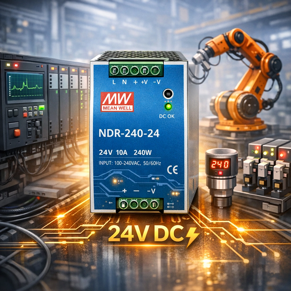 چرا منبع تغذیه ۲۴ ولت مین ول انتخاب اول اتوماسیون صنعتی است؟